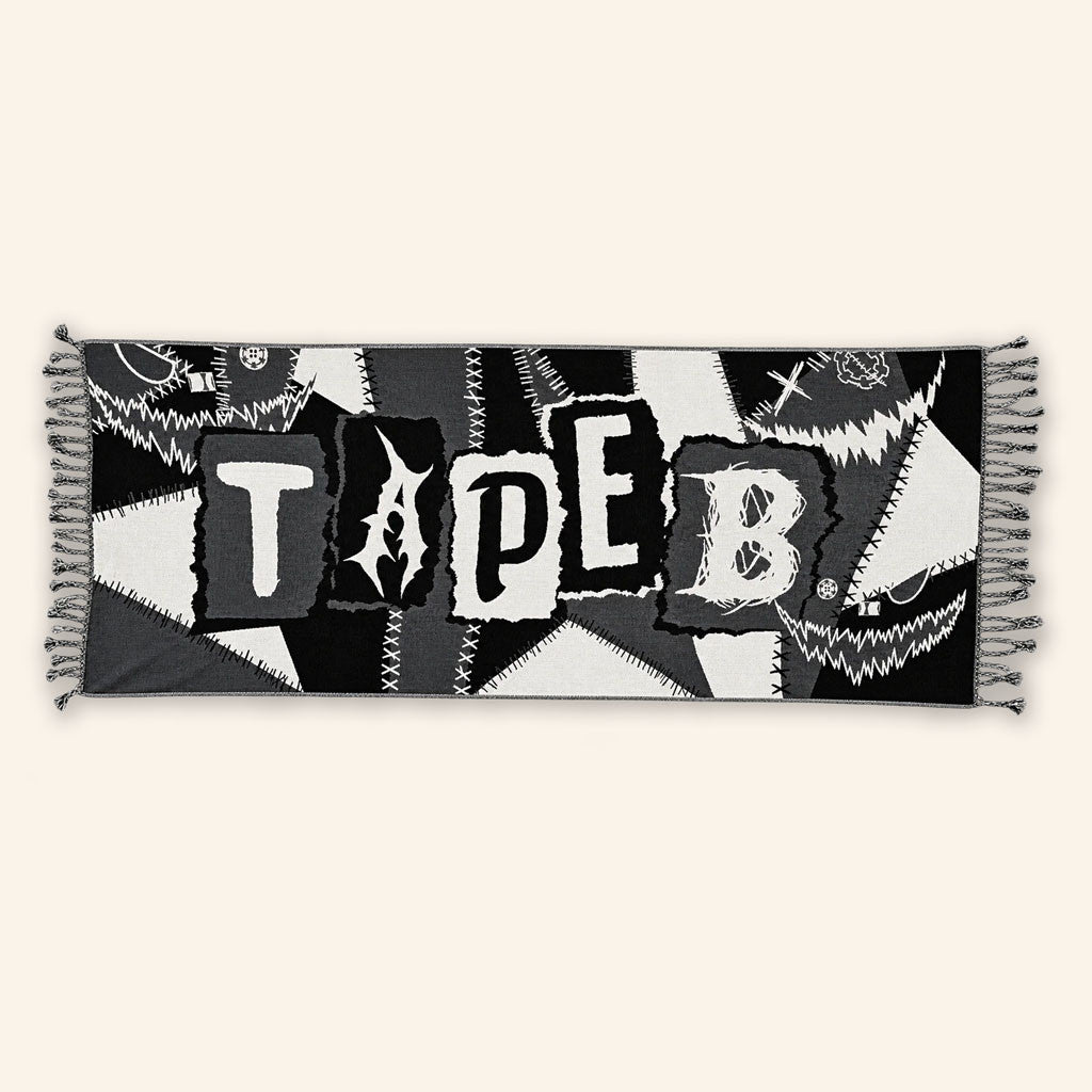 Tape B Merch 2026 Ransom Scarf Black White Birthday Gifts For Music Lovers