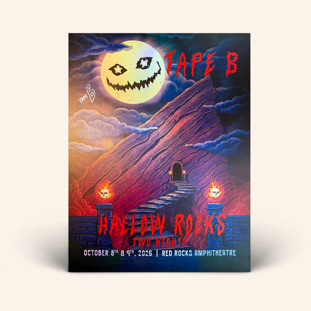 Tape B Merch 2026 Hallow Rocks Poster Tape B Tour Merchandise Wall Art Decor Gifts Ideas