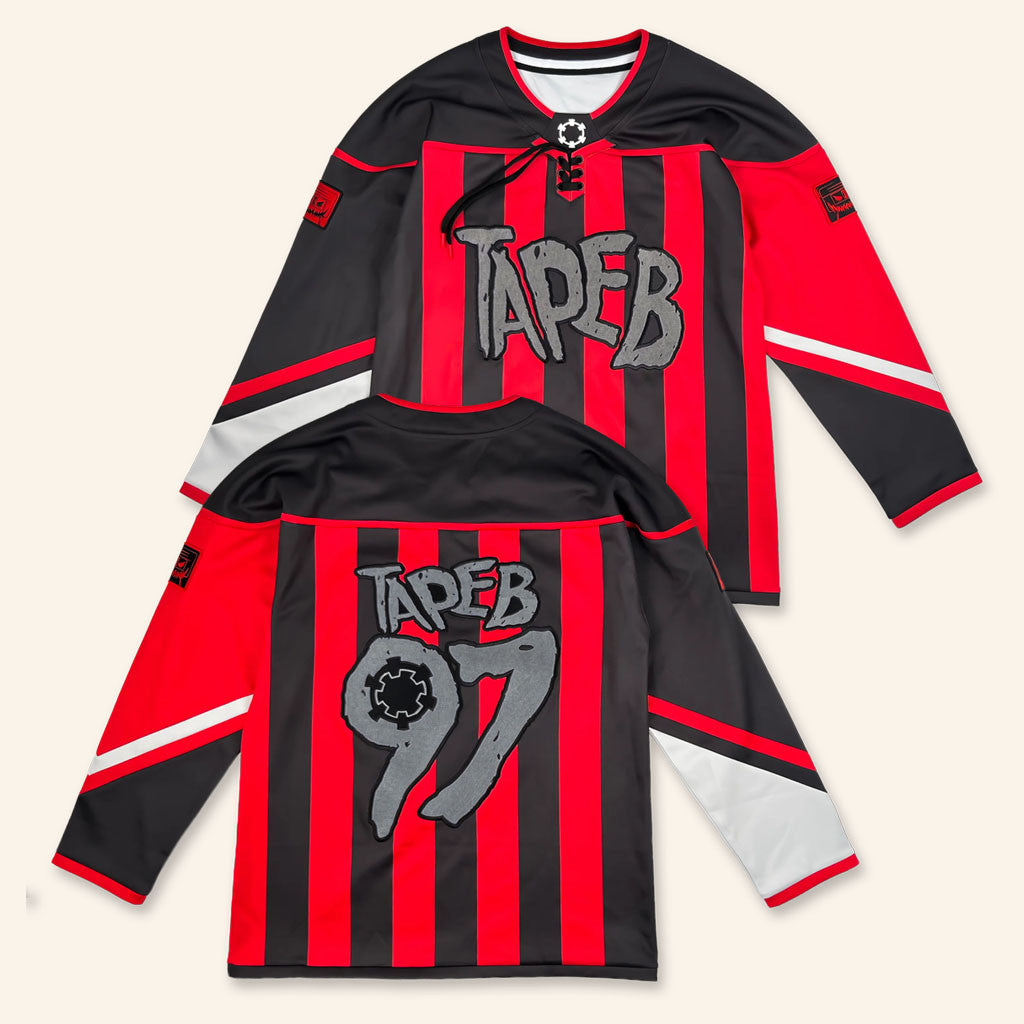Tape B Merch 2026 Flatline Hockey Jersey #97 Tape B Jersey Presents Music Lovers