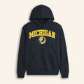 Class Trip Merch 2026 Michigan X Grateful Dead Steal Your Face Arch Hoodie Gift For Deadheads