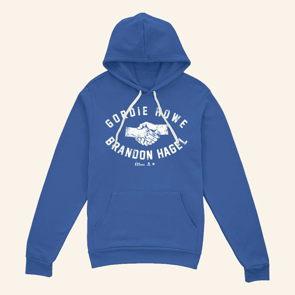 Brandon Hagel Gordie Howe Hat Trick Hoodie Hockey Handshake Hoodie Tampa Bay Lightning Merch