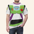 Buzz Lightyear Costume T-Shirt Disney Pixar Toy Story Merch Space Rangers Tee Halloween Cosplay