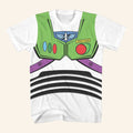 Disney Pixar Toy Story Buzz Lightyear Costume T-Shirt Space Ranger Armor Tee Gift For Son