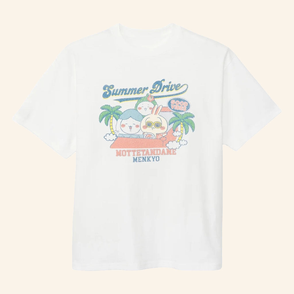 Chiikawa Merch 2026 Summer Drive T-Shirt Good Gifts For Anime Lovers
