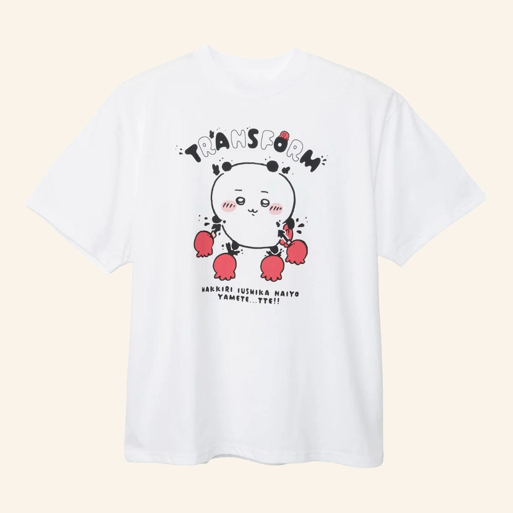 Chiikawa Merch 2026 Transform T-Shirt White Chiikawa Shirt Gifts For Anime Lovers