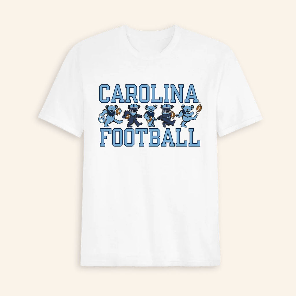 Class Trip Merch 2026 North Carolina X Grateful Dead Football Bears T-Shirt Gift For Fans