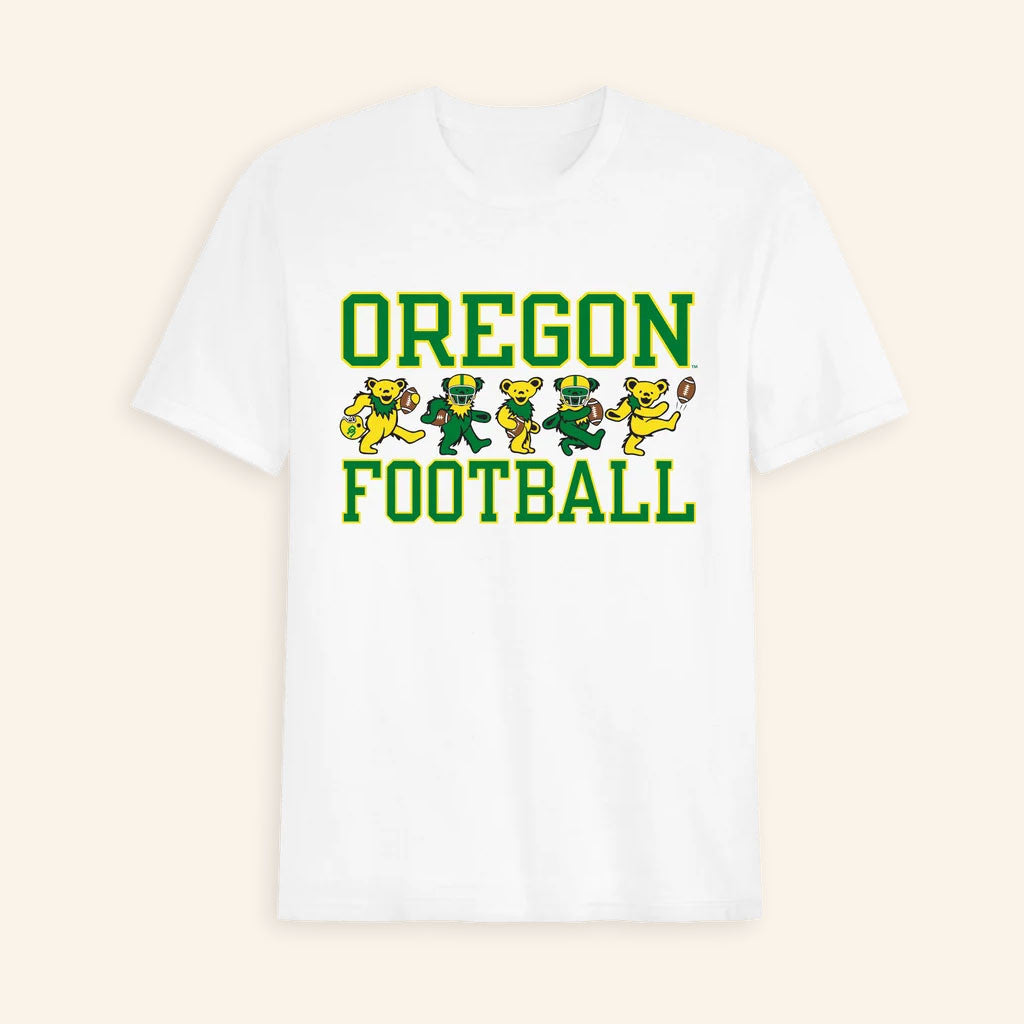 Class Trip Merch 2026 Oregon X Grateful Dead Football Bears T-Shirt College Football Gifts