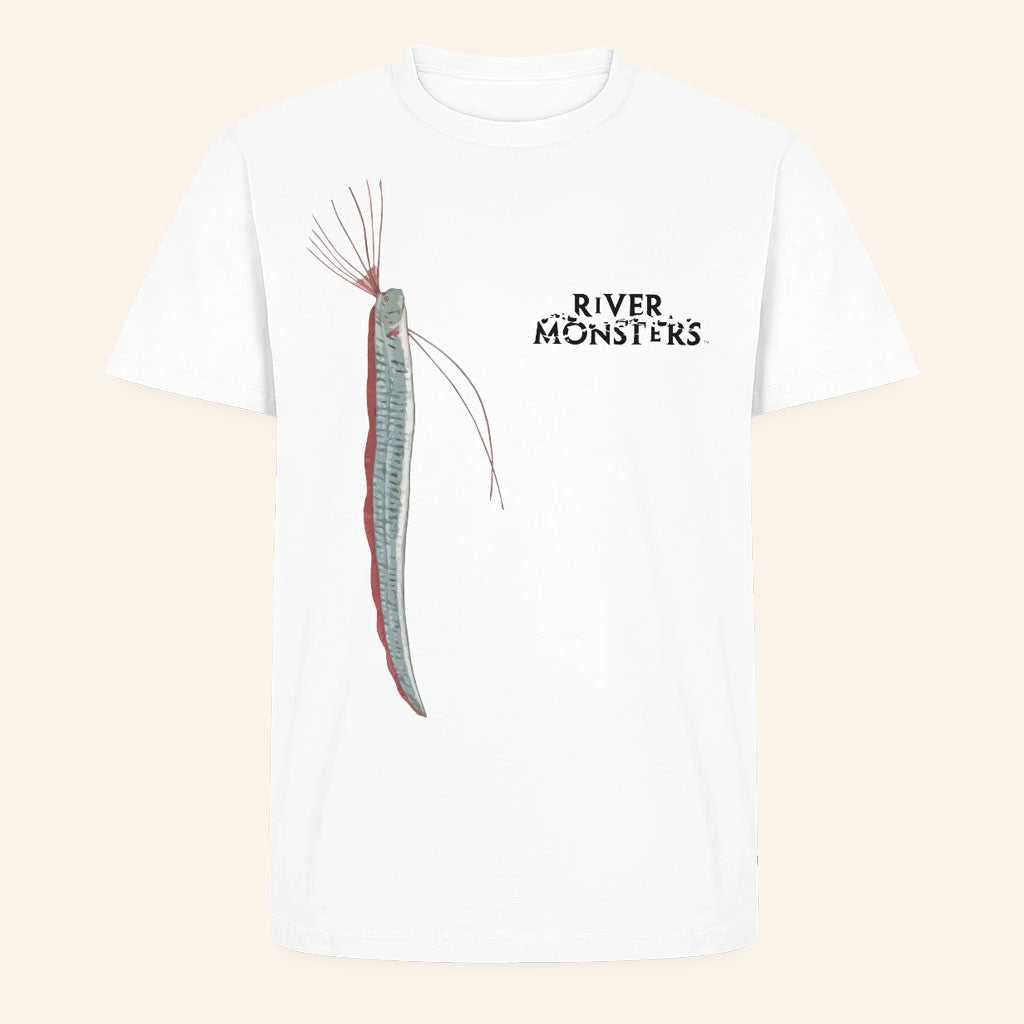 River Monsters Merch 2026 OarLogoTight T-Shirt White Present For Fishing Lovers