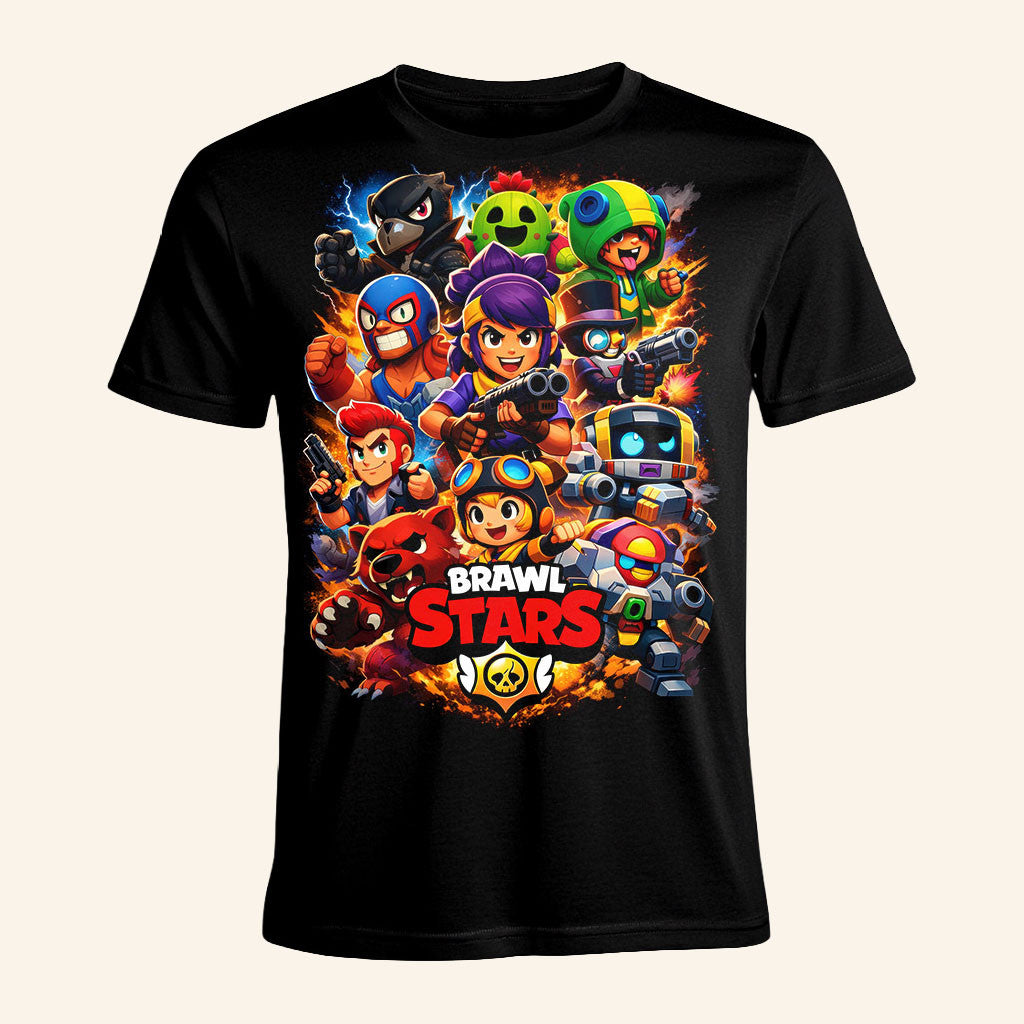 Brawl Stars Merch 2026 Brawl Stars Heroes T-Shirt Gaming Tee Gift For Mobile Game Fans