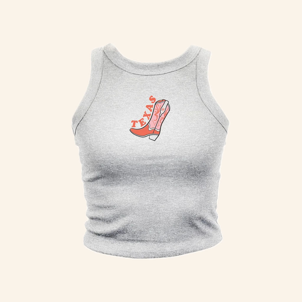 Where I'm From Merch 2026 Texas Cowboy Boot Tank Top Gifts Ideas For Sisters