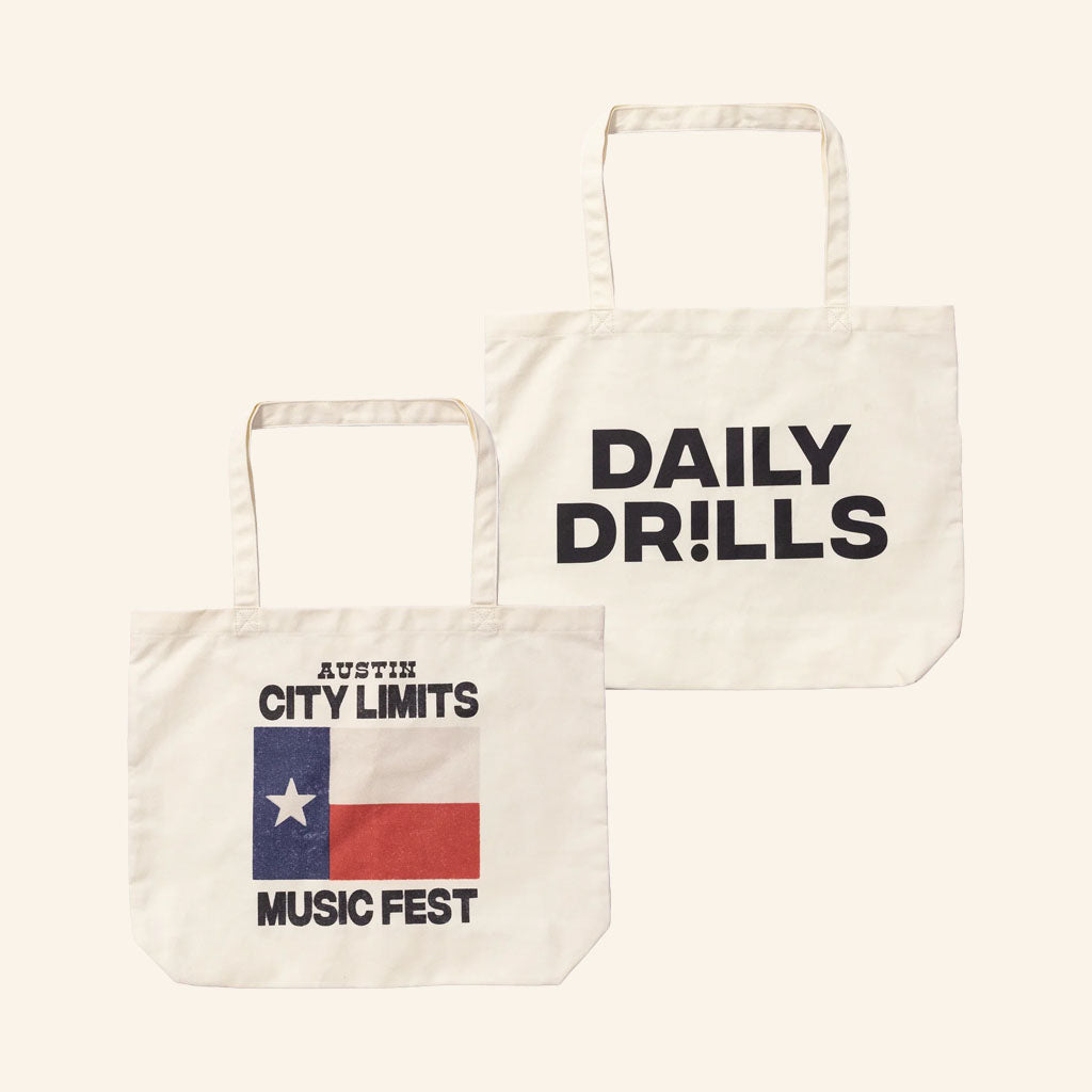 ACL Festival Merch 2026 Daily Drills X ACL Tote Bag Presents For Festival Lovers