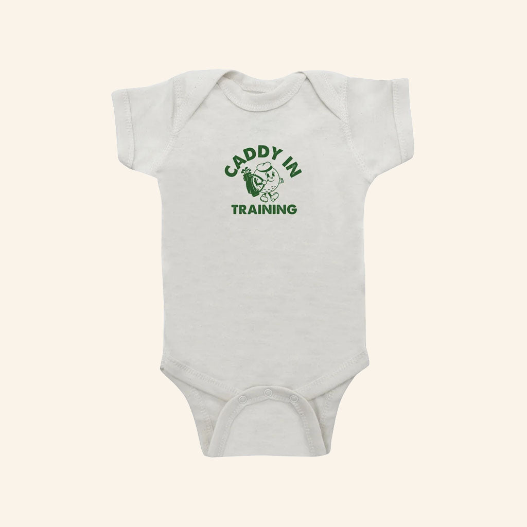 Where I'm From Merch 2026 Caddy In Training Baby Onesie Gift For Golf Lovers