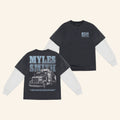 Myles Smith Merch 2026 Tour Truck Long Sleeve Shirt Music Gift Ideas For Guys