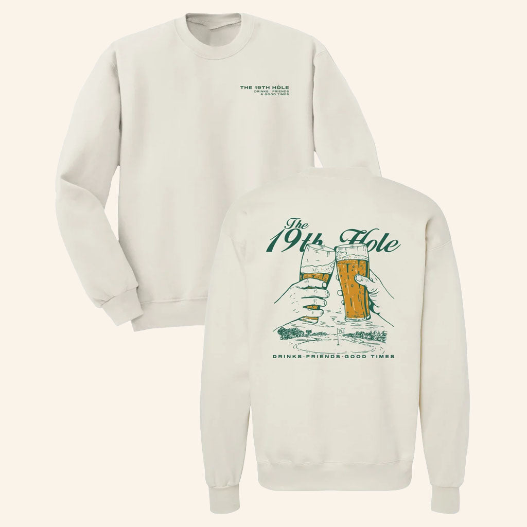 Where I'm From Merch 2026 The 19th Hole Crewneck Sweatshirt Present For Golf Lovers