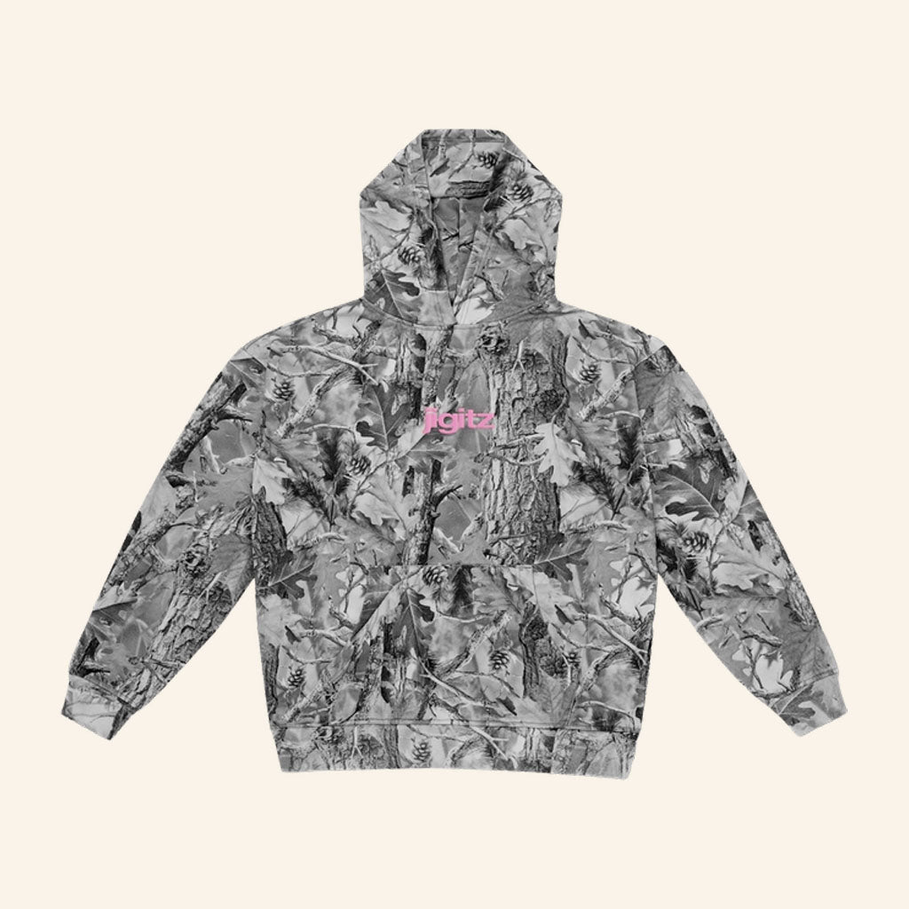 Jigitz Merch 2026 Pink Camo Hoodie Jigitz Hoodie Gifts For Music Lovers