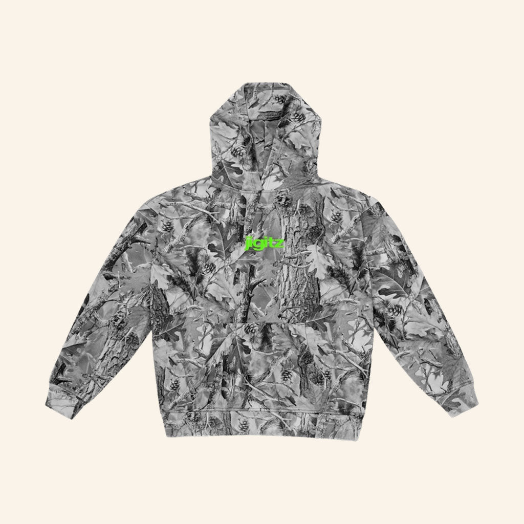 Jigitz Merch 2026 Green Camo Hoodie Jigitz Hoodie Unique Gifts For Music Lovers