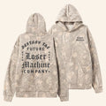 Loser Machine Merch 2026 Destroy The Future Camo Hoodie Present For Brothers