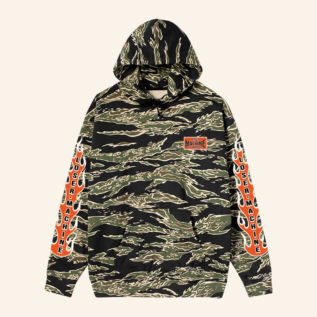 Loser Machine Merch 2026 Flame Thrower Camo Hoodie Gifts Ideas For Brothers
