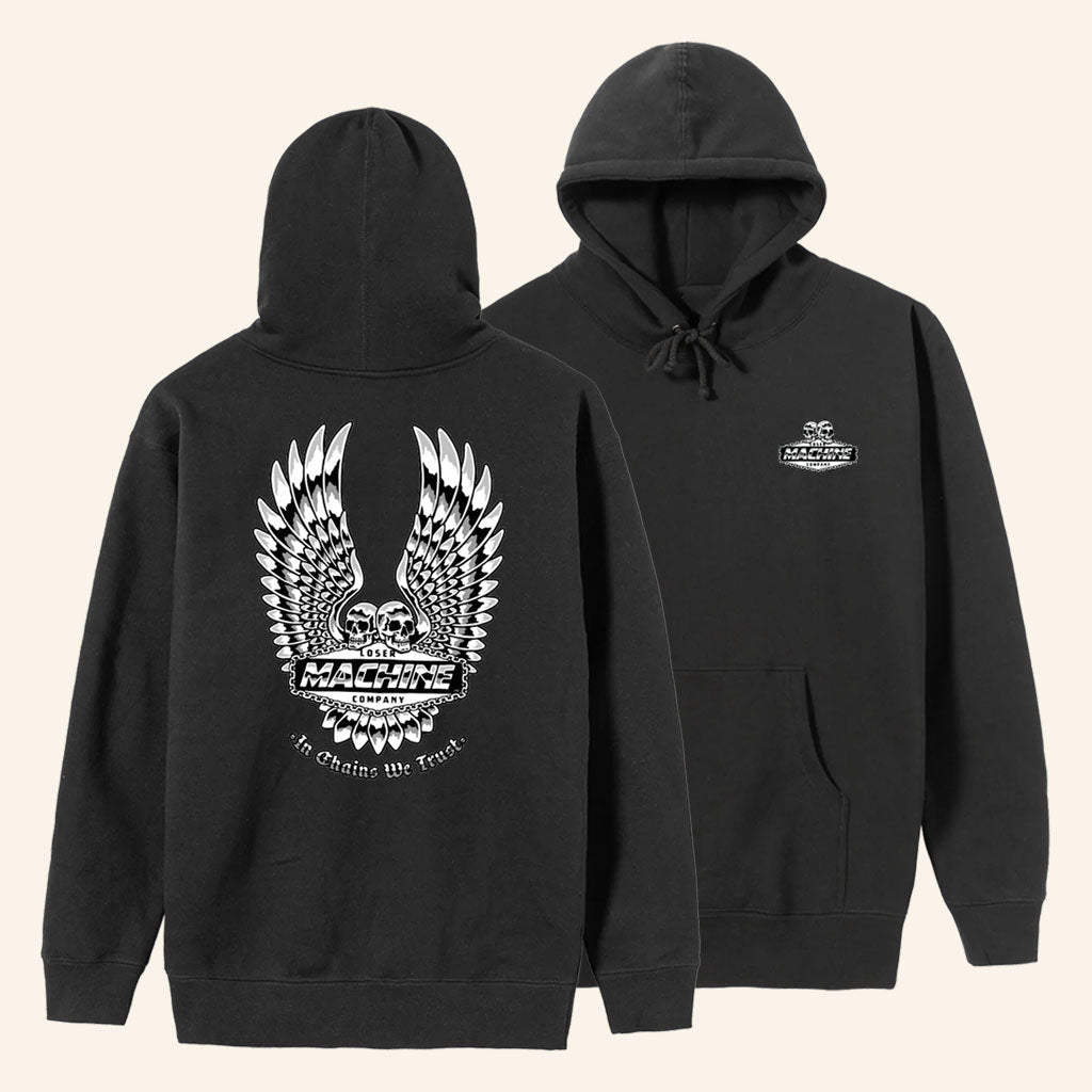 Loser Machine Merch 2026 In Chains We Trust Hoodie Gift Ideas For Boyfriend