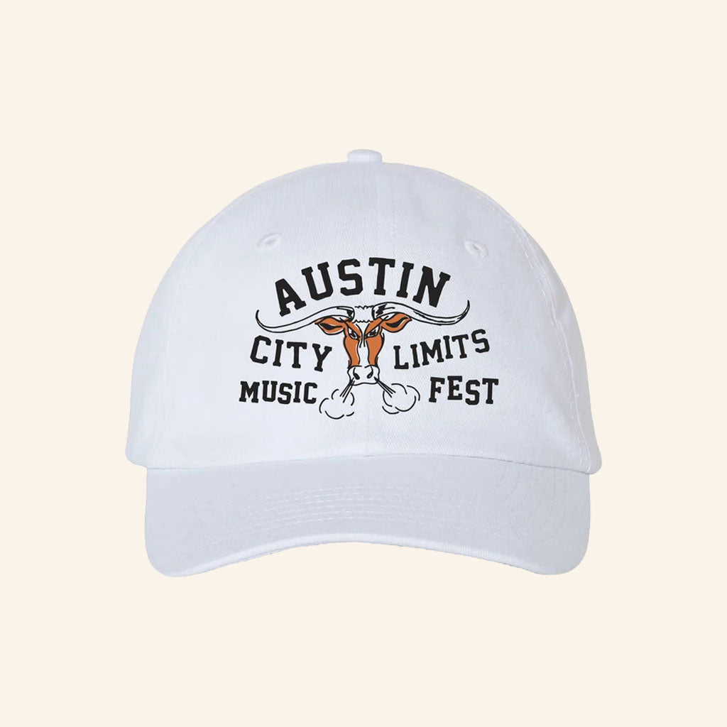 ACL Festival Merch 2026 Longhorn Hat White Presents For Festival Lovers
