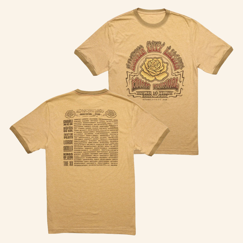 ACL Festival Merch 2026 Howler X ACL Lineup T-Shirt Festival Lover Gifts
