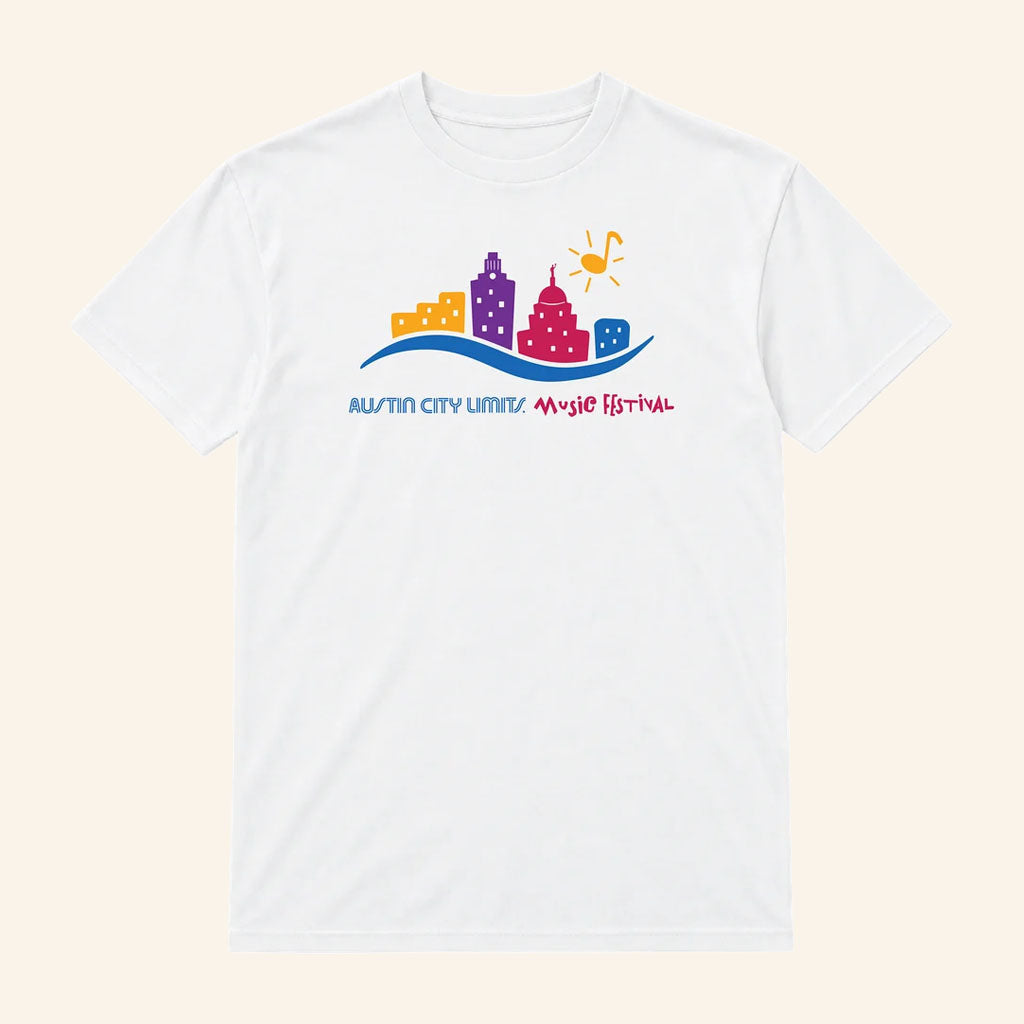 ACL Festival Merch 2026 Vintage Logo T-Shirt White Gift For Music Festival Goers
