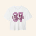 Where I'm From Merch 2026 Chicago Varsity Easy T-Shirt White Gift For Friends
