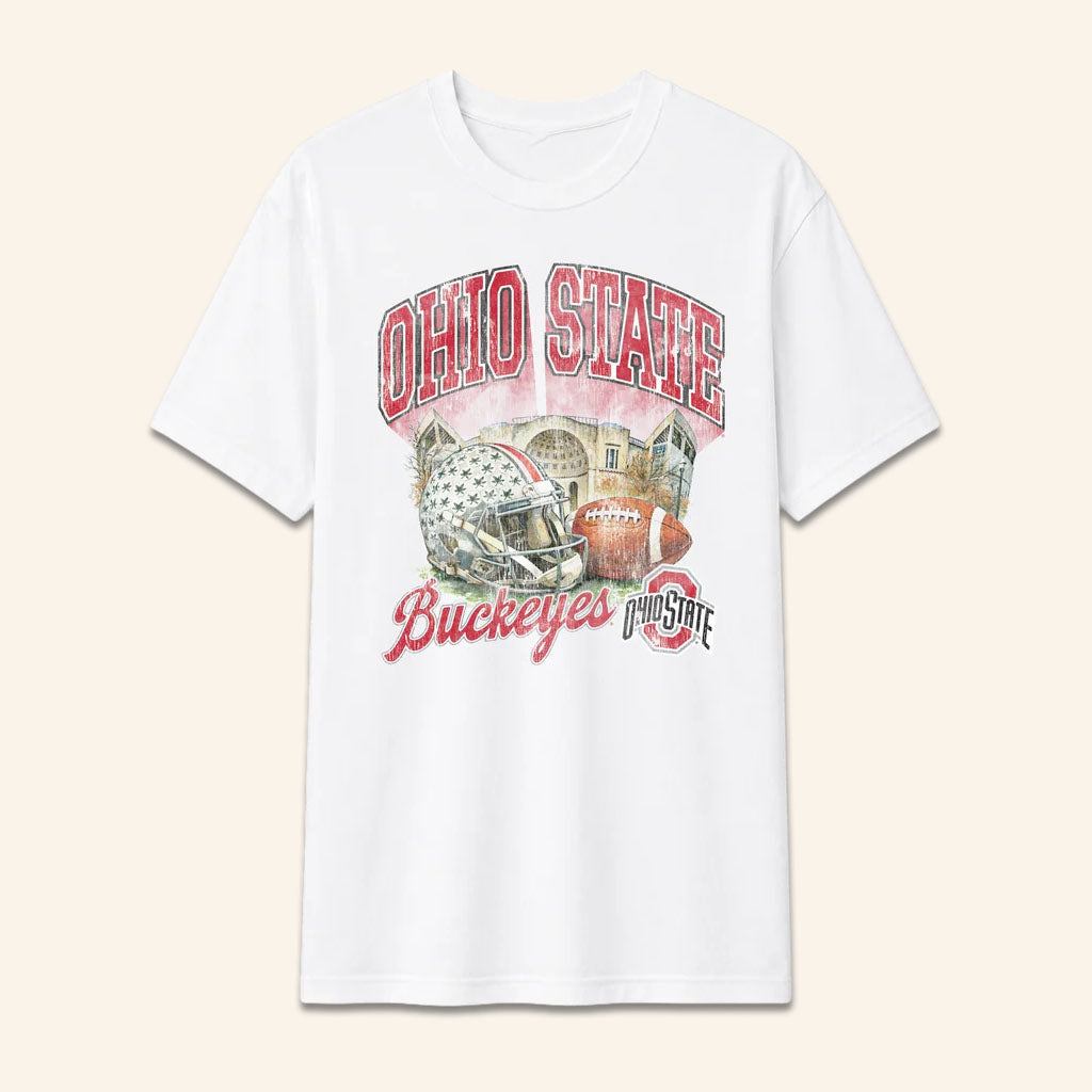 Where I'm From Merch 2026 The Shoe Helmet T-Shirt Buckeyes Merch Gifts For Football Fans