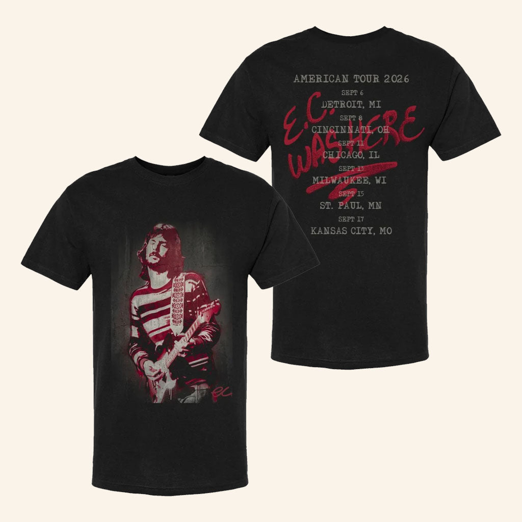 Eric Clapton Merch 2026 Stripes Photo Tour T-Shirt Good Presents For Music Lovers