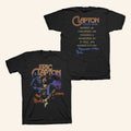 Eric Clapton Merch 2026 Vintage Montage Tour T-Shirt Top Gifts For Music Lovers