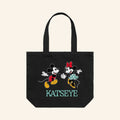 Katseye X Disney Merch 2026 Mickey And Minnie Tote Bag Black Gift Ideas For Music Fans