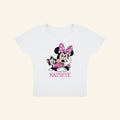 Katseye X Disney Merch 2026 Minnie And Figaro Baby Tee White Gifts For Her