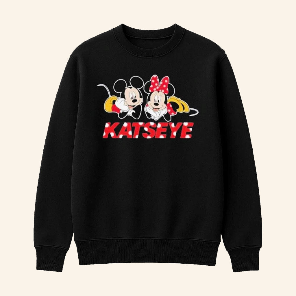 Katseye X Disney Merch 2026 Mickey And Minnie Sweatshirt Katseye Disney Apparel Collection