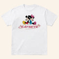 Katseye X Disney Merch 2026 Mickey And Minnie T-Shirt White Gifts Ideas For Disney Lovers
