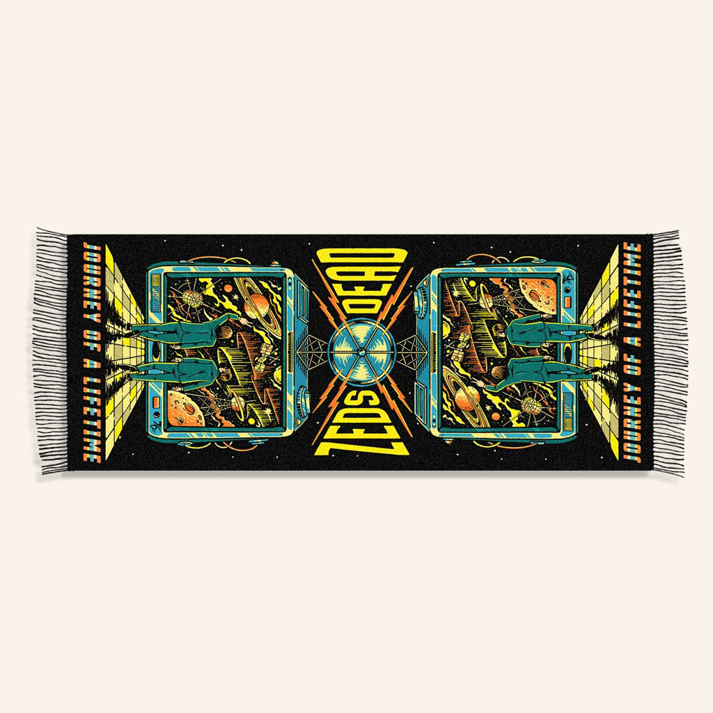 Zeds Dead Merch 2026 Journey Of A Lifetime Scarf Christmas Gifts For Music Lovers