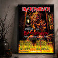 Iron Maiden Merch Run For Your Lives North American Tour 2027 Tour Dates Home Decor Poster