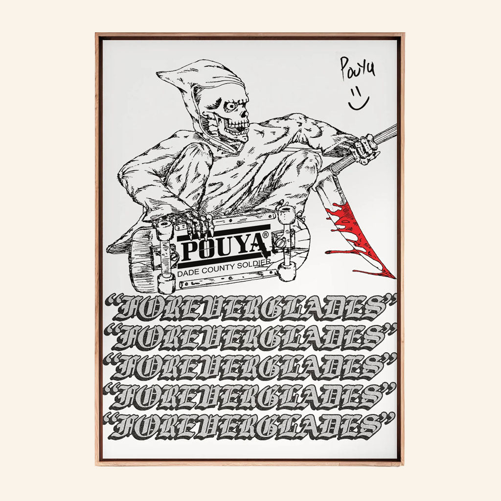 Pouya Merch 2026 Reaper Poster Signed Wall Art Decor Best Gift For Rapper Fans
