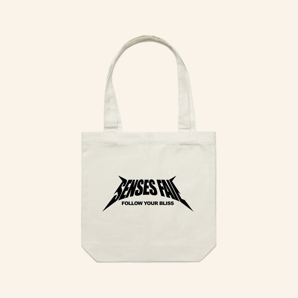 Senses Fail Merch 2026 Follow Your Bliss Tote Bag Music Related Gift Ideas