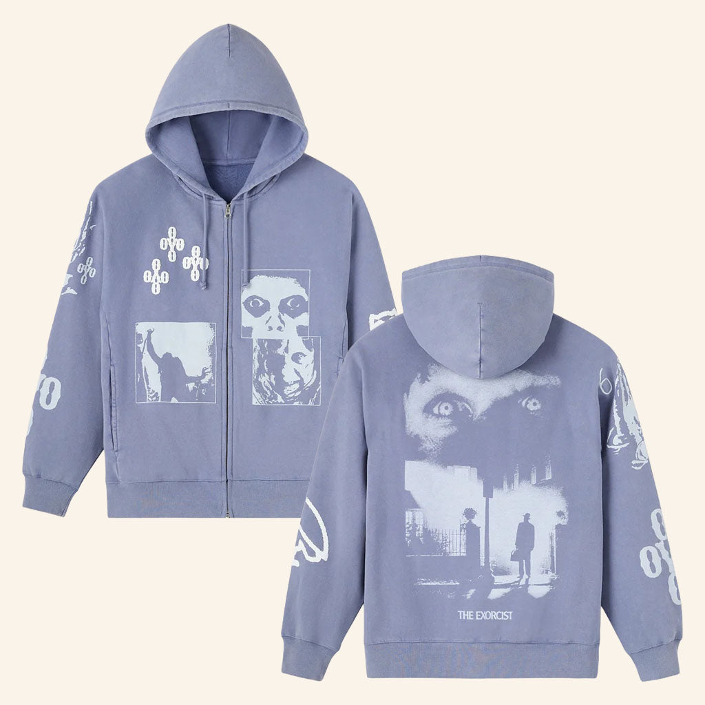 OVO Merch 2026 The Exorcist Test Zip Hoodie The Exorcist Merch Horror Movie Fans Gifts