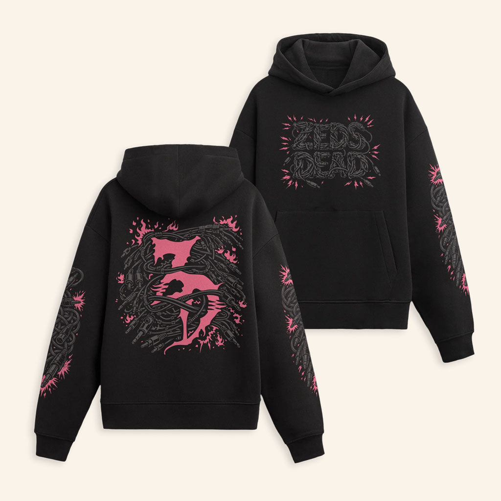Zeds Dead Merch 2026 Destro Hoodie Rose Hooded Sweatshirt Gift For EDM Fans