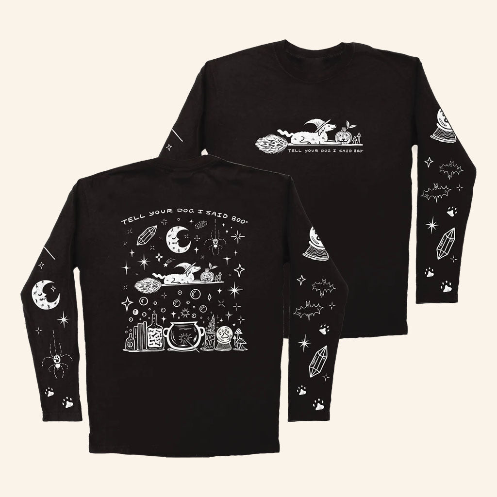 Tell Your Dog I Said Hi Merch 2026 Spell Bound Long Sleeve Shirt Black Halloween Gift For Witch