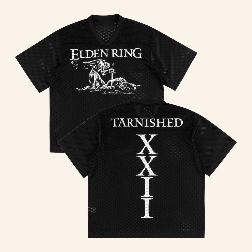 Elden Ring x Welcome Merch 2026 Tarnished Mesh Football Jersey Elden Ring Apparel Fan Gear