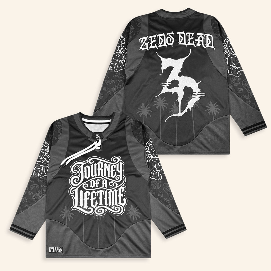 Zeds Dead Merch 2026 LA Hockey Jersey Journey Of A Lifetime Tour Merch Gift For EDM Fans