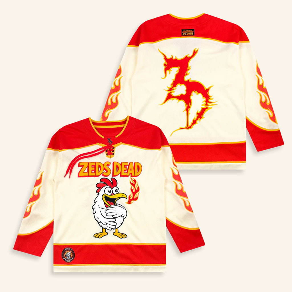 Zeds Dead Merch 2026 Nashville Hot Chicken Hockey Jersey Great Gifts For Music Lovers