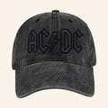 AC DC Merch 2026 Back In Black Anniversary Hat Embroidered Gift For Rock Band Fans