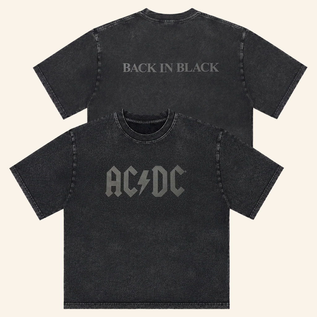 AC DC Merch 2026 Back In Black Anniversary T-Shirt Best Gift For Rock Band Fans