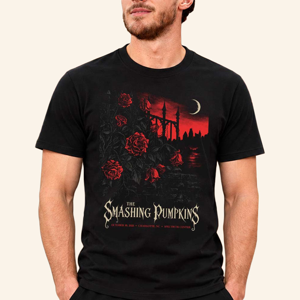 The Smashing Pumpkins Charlotte NC Event 2026 T-Shirt The Smashing Pumpkins Merch Fan Gifts'