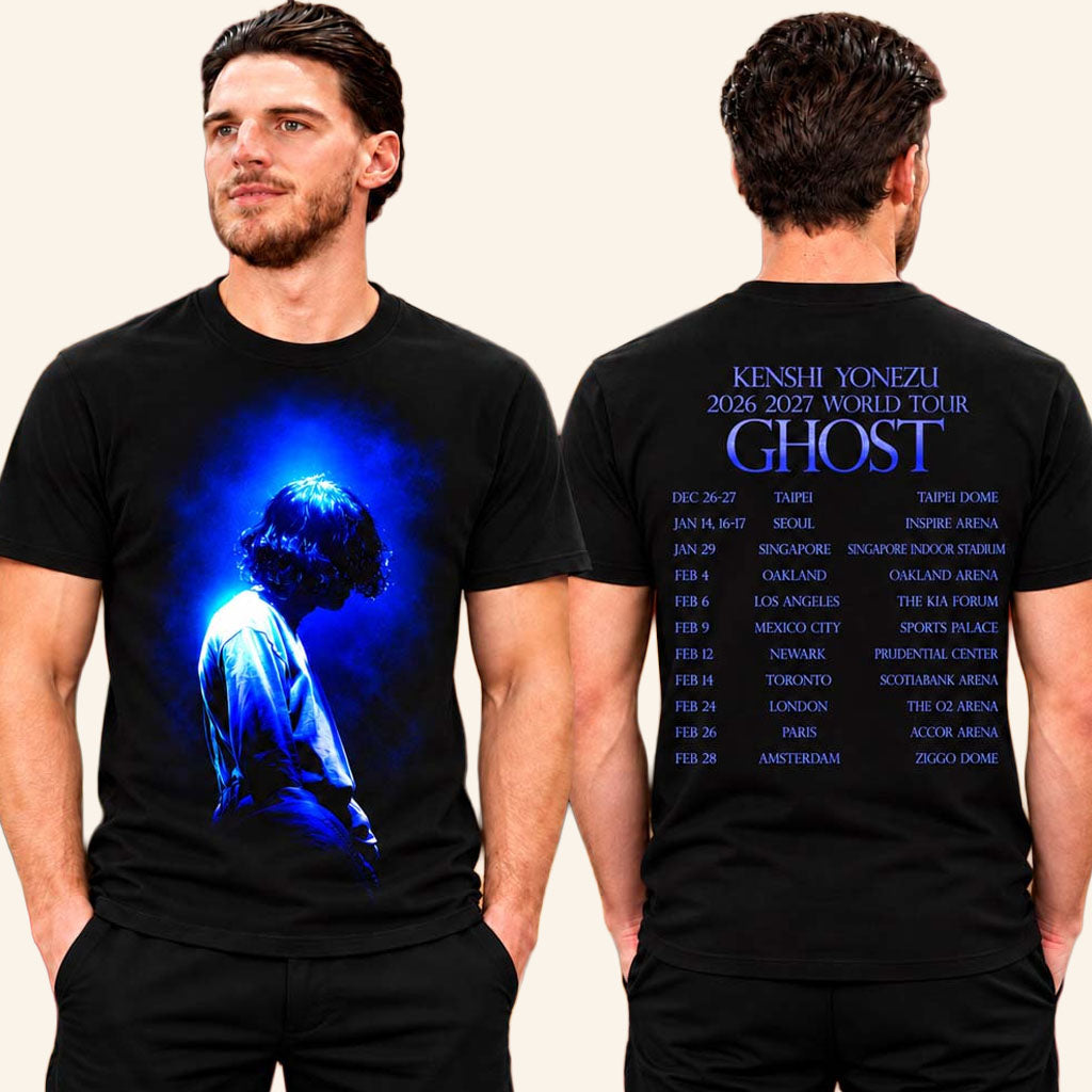 Kenshi Yonezu Ghost World Tour 2026 2027 Tour Dates T-Shirt Kenshi Yonezu Merch Fans Gifts