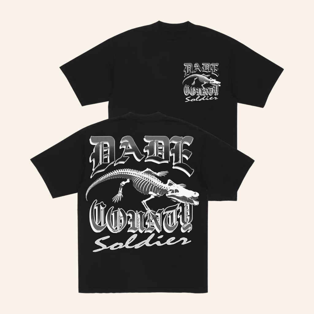 Pouya Merch 2026 Dade County Soldier T-Shirt Black Gifts For Rap Music Lovers