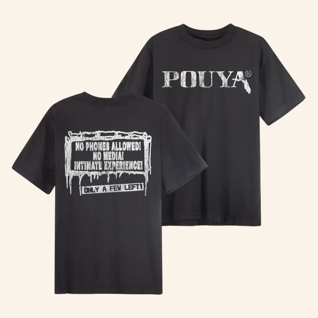 Pouya Merch 2026 Pouya Logo Experience T-Shirt Music Related Gifts For Guys